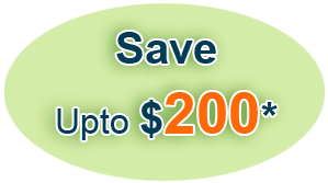 Save Upto $200*